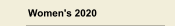 Women's 2020